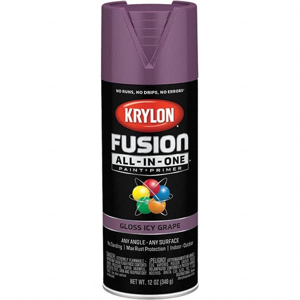 Krylon - Spray Paints Type: Acrylic Enamel Spray Paint Color: Icy Grape - Exact Tooling
