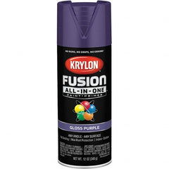 Krylon - Spray Paints Type: Acrylic Enamel Spray Paint Color: Purple - Exact Tooling