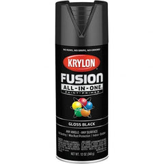 Krylon - Spray Paints Type: Acrylic Enamel Spray Paint Color: Black - Exact Tooling