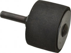 Superior Abrasives - 1" Wide x 1-1/2" Diam, Spiral Band Drum - 1/4" Shank Diam, 14,000 RPM - Exact Tooling