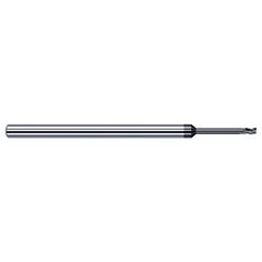 Variable Helix End Mills for Exotic Alloys - 0.0780″ (5/64″) Cutter Diameter × 0.1180″ Length of Cut × 0.4060″ (13/32″) Reach Carbide Square End Mill for Exotic Alloys, 3 Flutes, AlTiN Nano Coated - Exact Tooling