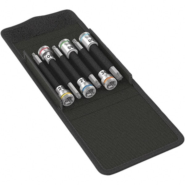 Wera - Hex & Torx Bit Socket Sets Type: Torx Bit Socket Set Drive Size: 3/8 - Exact Tooling