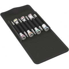 Wera - Hex & Torx Bit Socket Sets Type: Hex Bit Socket Set Drive Size: 3/8 - Exact Tooling