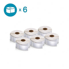 Dymo - Labels, Ribbons & Tapes Type: Multi-Purpose Label Color: White - Exact Tooling