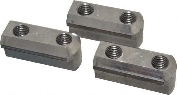 H & R Manufacturing - Lathe Chuck Jaw Nut - 10" Chuck Diam Compatible, 12mm Screw, M12 Thread - Exact Tooling