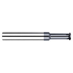 0.0440″ Cutter Diameter × 0.2500″ (1/4″) Reach Carbide Single Form #0 Thread Milling Cutter for Hardened Steels, 3 Flutes, AlTiN Nano Coated - Exact Tooling