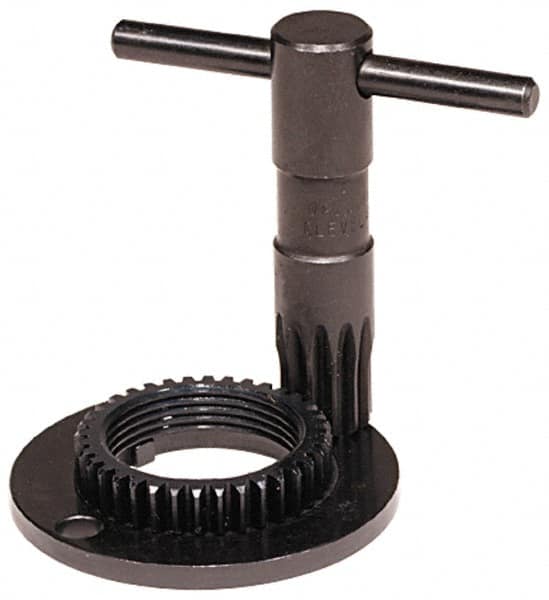 Sopko - 1-1/4 - 16 Thread Size Gearnut Wrench - Left Handed, 1-1/4" Arbor Hole, for Grinding Wheel Adapter - Exact Tooling