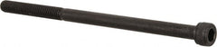 Value Collection - #10-32 UNF Hex Socket Drive, Socket Cap Screw - Alloy Steel, Black Oxide Finish, Partially Threaded, 3-1/2" Length Under Head - Exact Tooling