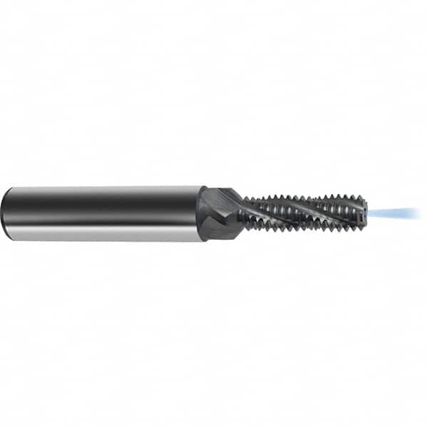 Guhring - M14x2.00 Metric , 11.2mm Cut Diam, 4 Flute Solid Carbide Helical Flute Thread Mill - Internal Thread, 37mm LOC, 102mm OAL, 16mm Shank Diam - Exact Tooling