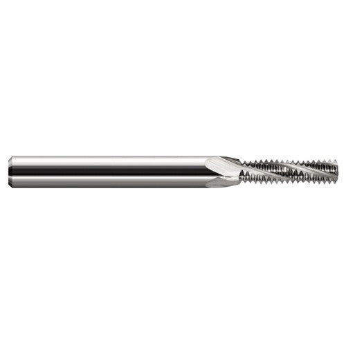 ‎0.3000″ Cutter Diameter × 1.1250″ (1-1/8″) Length of Cut Carbide Multi-Form 3/8″-24 Thread Milling Cutter, 4 Flutes - Exact Tooling