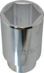 Proto - 1-1/2", 1/2" Drive, Deep Hand Socket - 6 Points, 3-1/2" OAL - Exact Tooling