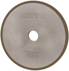 Norton - 8" Diam x 1-1/4" Hole x 1/2" Thick, 150 Grit Surface Grinding Wheel - Diamond, Type 1A1, Very Fine Grade, Resinoid Bond - Exact Tooling