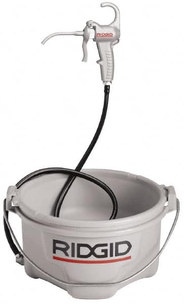 Ridgid - Oil Lubrication Aluminum Lever Hand Pump - For 1 Gal Container - Exact Tooling