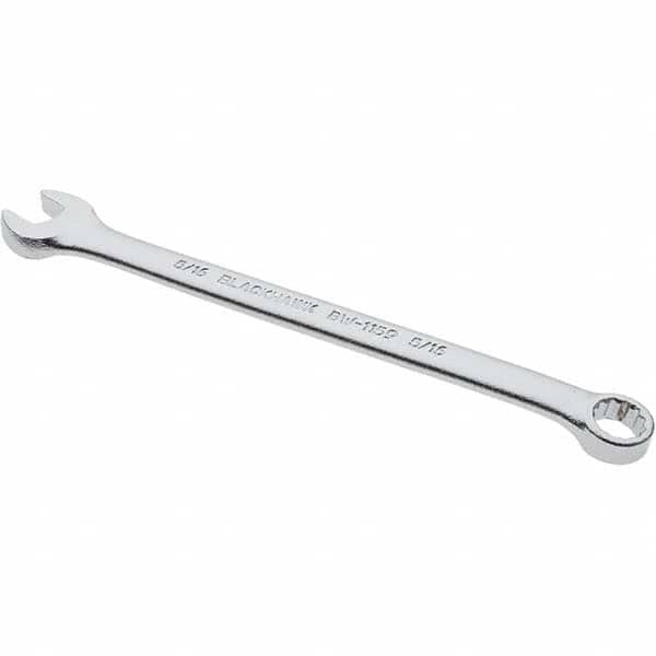 Blackhawk by Proto - 5/16" 12 Point Offset Combination Wrench - 15° Offset Angle, 11" OAL, Steel, Satin Finish - Exact Tooling