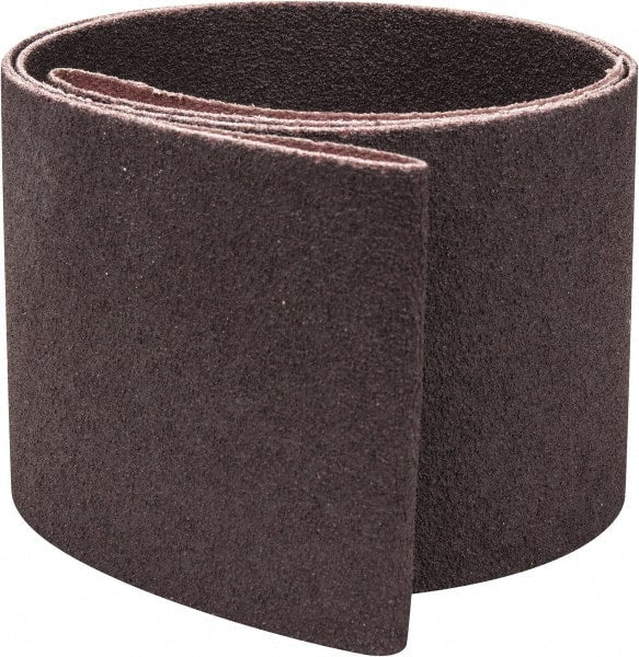 Norton - 2-1/2" Wide x 48" OAL, 80 Grit, Aluminum Oxide Abrasive Belt - Aluminum Oxide, Medium, Coated, X Weighted Cloth Backing, Series R228 - Exact Tooling