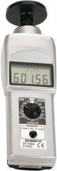 Lenox - Contact Tachometer - 7 Inch Long x 2.4 Inch Wide x 1.8 Inch Meter Thick, 0.1 to 25,000 RPM Measurement - Exact Tooling