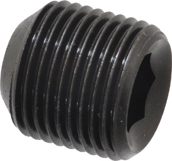 Value Collection - 3/4-16 UNF, 3/4" OAL, Cup Point Set Screw - Grade ASTM F912 Alloy Steel, 3/8" Key - Exact Tooling