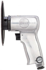 Sioux Tools - 4-1/2" Max Disc, 14,000 RPM, Pneumatic Handheld Disc Sander - 12 CFM, 1/4 NPT Inlet, 0.63 hp, 90 psi - Exact Tooling