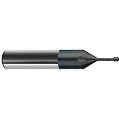 Guhring - 7/16-20 UNF , 8mm Cut Diam, 4 Flute Solid Carbide Helical Flute Thread Mill - Internal Thread, 3.8mm LOC, 64mm OAL, 8mm Shank Diam - Exact Tooling