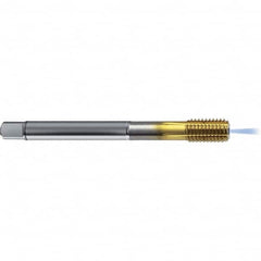 Guhring - 1/2-20 UNF 2BX H8/H9 Thread Limit Bottoming Thread Forming Tap - High Speed Steel, TiCN Finish, 3.937" OAL, Right Hand Thread, Series 4382 - Exact Tooling
