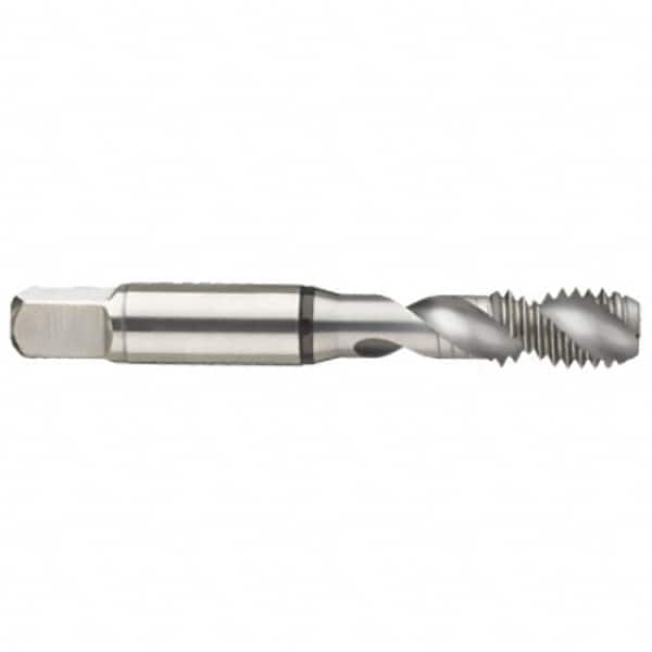 Guhring - 4-40 UNC 2 Flute 2B Modified Bottoming Spiral Flute Tap - High Speed Steel, Bright Finish, 2.205" OAL, Right Hand Flute, Right Hand Thread, H2/H3, Series 3931 - Exact Tooling