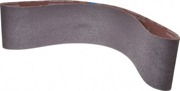 Norton - 6" Wide x 60" OAL, 36 Grit, Aluminum Oxide Abrasive Belt - Aluminum Oxide, Very Coarse, Coated, X Weighted Cloth Backing, Series R228 - Exact Tooling