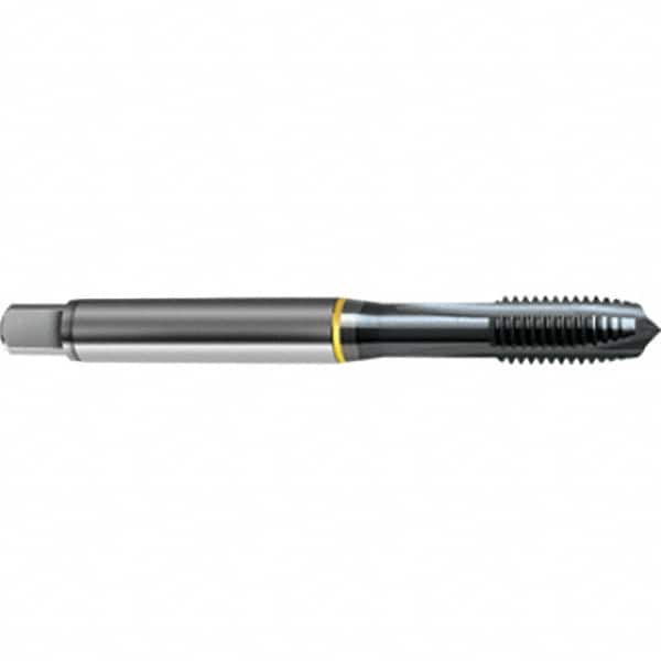 Guhring - 7/8-9 UNC 4 Flute 2B/3B Plug Spiral Point Tap - High Speed Steel, TiCN Finish, 4.689" OAL, Right Hand Thread, H5, Series 4404 - Exact Tooling