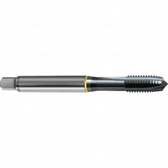 Guhring - 7/8-9 UNC 4 Flute 2B/3B Plug Spiral Point Tap - High Speed Steel, TiCN Finish, 4.689" OAL, Right Hand Thread, H5, Series 4404 - Exact Tooling