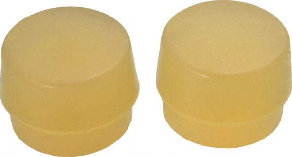 Garland - 2" Face Diam, Grade Soft, Natural Soft Face Hammer Tip - Urethane - Exact Tooling