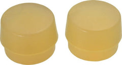 Garland - 2" Face Diam, Grade Soft, Natural Soft Face Hammer Tip - Urethane - Exact Tooling