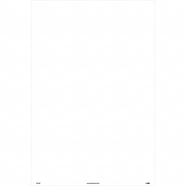 NMC - "Blank", 36" Long x 24" Wide, Corrugated Plastic Safety Sign - Rectangular, Use for Workplace/Safety - Exact Tooling