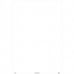 NMC - "Blank", 36" Long x 24" Wide, Corrugated Plastic Safety Sign - Rectangular, Use for Workplace/Safety - Exact Tooling