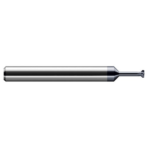 ‎0.3550″ Cutter Diameter × 0.0800″ Width (TSC) × 1.0780″ (1-5/64″) Neck Length Carbide Thread Relief Cutter, 4 Flutes, AlTiN Coated