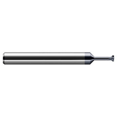 ‎0.3550″ Cutter Diameter × 0.0800″ Width (TSC) × 1.0780″ (1-5/64″) Neck Length Carbide Thread Relief Cutter, 4 Flutes, AlTiN Coated