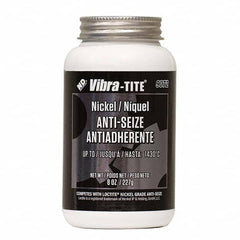 Vibra-Tite - 8 oz Jar, Nickel Anti-Seize Lubricant, with Brush Cap - Exact Tooling