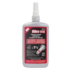 Vibra-Tite - 250 mL Bottle, Red, Large Diameter/High Strength Threadlocker - Exact Tooling
