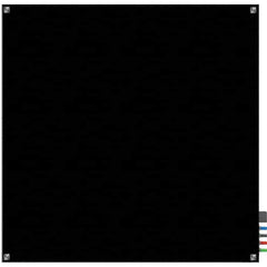 Ghent - Whiteboards & Magnetic Dry Erase Boards Type: Glass Dry Erase Board Height (Inch): 48 - Exact Tooling
