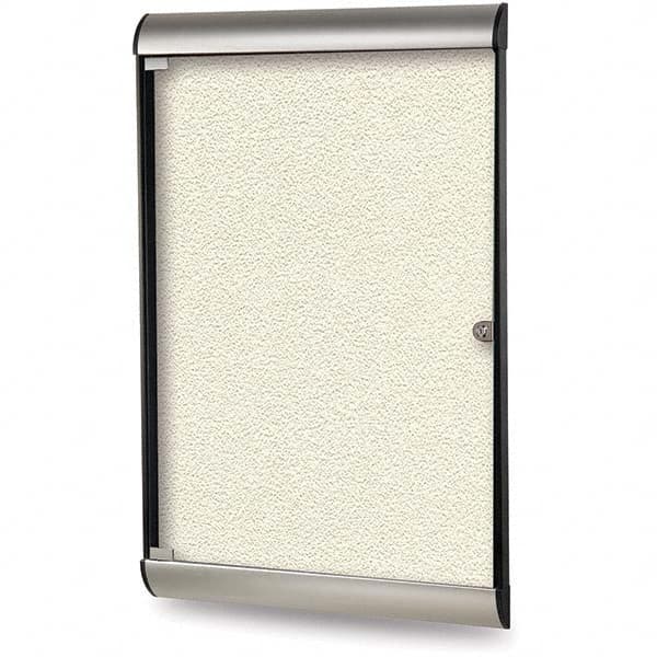 Ghent - Cork Bulletin Boards Style: Enclosed Bulletin Board Color: Ivory - Exact Tooling