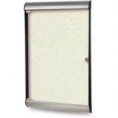 Ghent - Cork Bulletin Boards Style: Enclosed Bulletin Board Color: Ivory - Exact Tooling