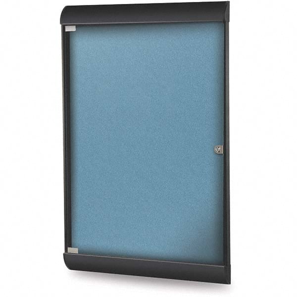 Ghent - Cork Bulletin Boards Style: Enclosed Bulletin Board Color: Ocean - Exact Tooling