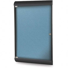 Ghent - Cork Bulletin Boards Style: Enclosed Bulletin Board Color: Ocean - Exact Tooling