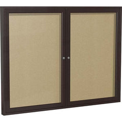 Ghent - Cork Bulletin Boards Style: Enclosed Outdoor Bulletin Board Color: Caramel - Exact Tooling