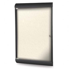 Ghent - Cork Bulletin Boards Style: Enclosed Bulletin Board Color: Ivory - Exact Tooling