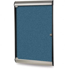 Ghent - Cork Bulletin Boards Style: Enclosed Bulletin Board Color: Ocean - Exact Tooling
