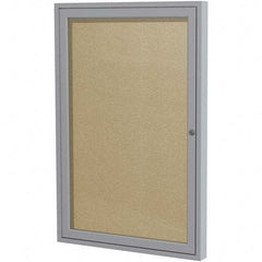 Ghent - Cork Bulletin Boards Style: Enclosed Outdoor Bulletin Board Color: Caramel - Exact Tooling