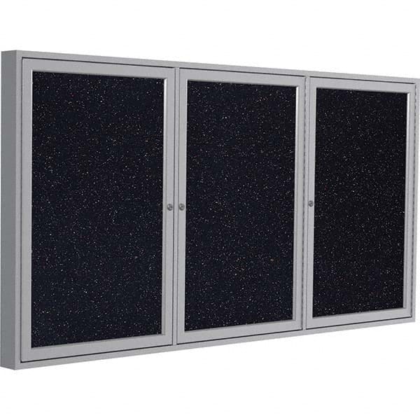 Ghent - Cork Bulletin Boards Style: Enclosed Recycled Rubber Bulletin Board Color: Confetti - Exact Tooling