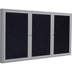 Ghent - Cork Bulletin Boards Style: Enclosed Recycled Rubber Bulletin Board Color: Confetti - Exact Tooling