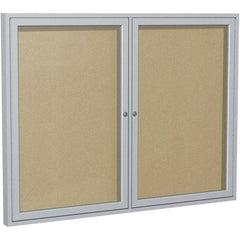Ghent - Cork Bulletin Boards Style: Enclosed Outdoor Bulletin Board Color: Caramel - Exact Tooling