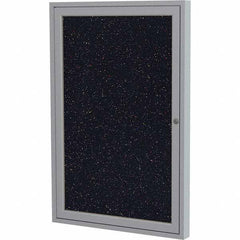 Ghent - Cork Bulletin Boards Style: Enclosed Recycled Rubber Bulletin Board Color: Confetti - Exact Tooling