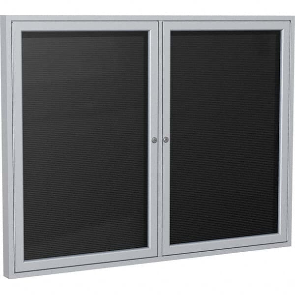 Ghent - Cork Bulletin Boards Style: Enclosed Letterboard Color: Black - Exact Tooling